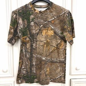 Browning RealTree Short Sleeved Crewneck T-Shirt Camouflage Hunting Gear Size M